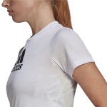 Tricou cu Mânecă Scurtă Femei Adidas GL3821 Alb (XS)
