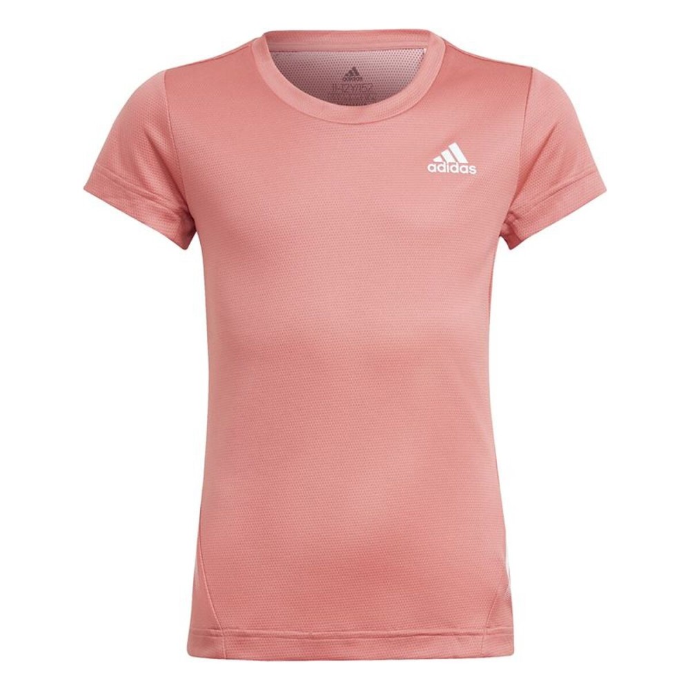 Tricou cu Mânecă Scurtă pentru Copii Adidas GM8405 Somon