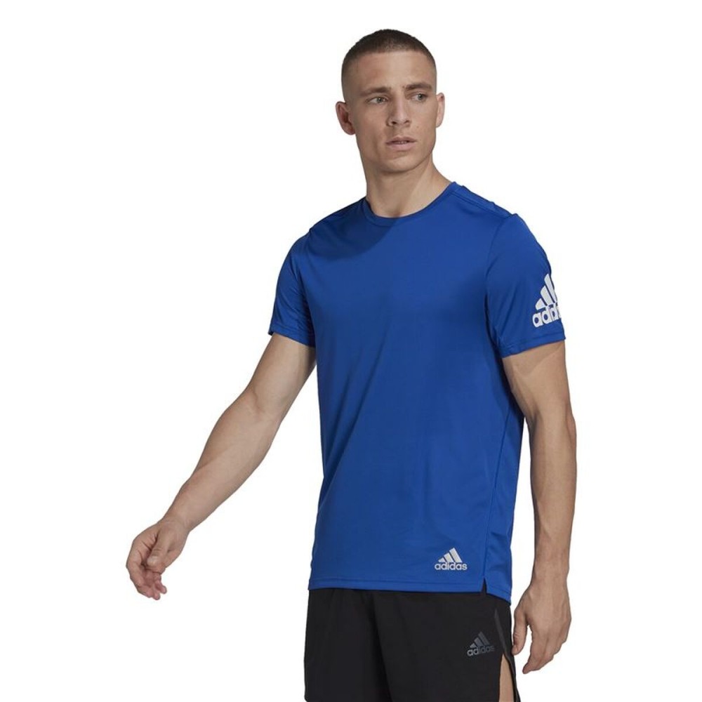 Tricou cu Mânecă Scurtă Bărbați Adidas HL3968 Albastru