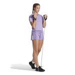 Tricou cu Mânecă Scurtă Femei Adidas HR7845 Prună (XS)