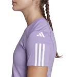 Tricou cu Mânecă Scurtă Femei Adidas HR7845 Prună (XS)