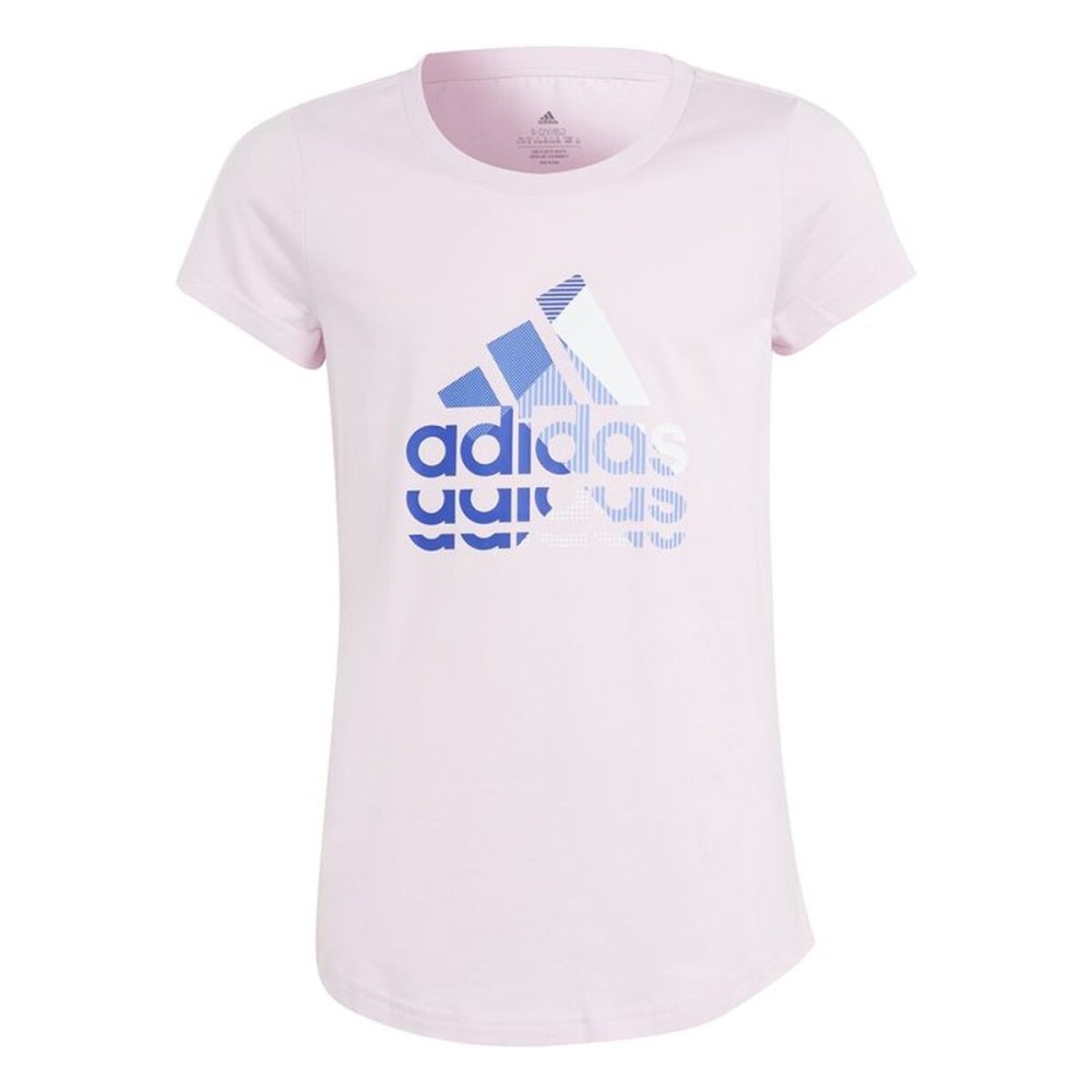 Tricou cu Mânecă Scurtă pentru Copii Adidas IB9147 Roz