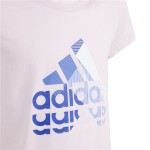 Tricou cu Mânecă Scurtă pentru Copii Adidas IB9147 Roz