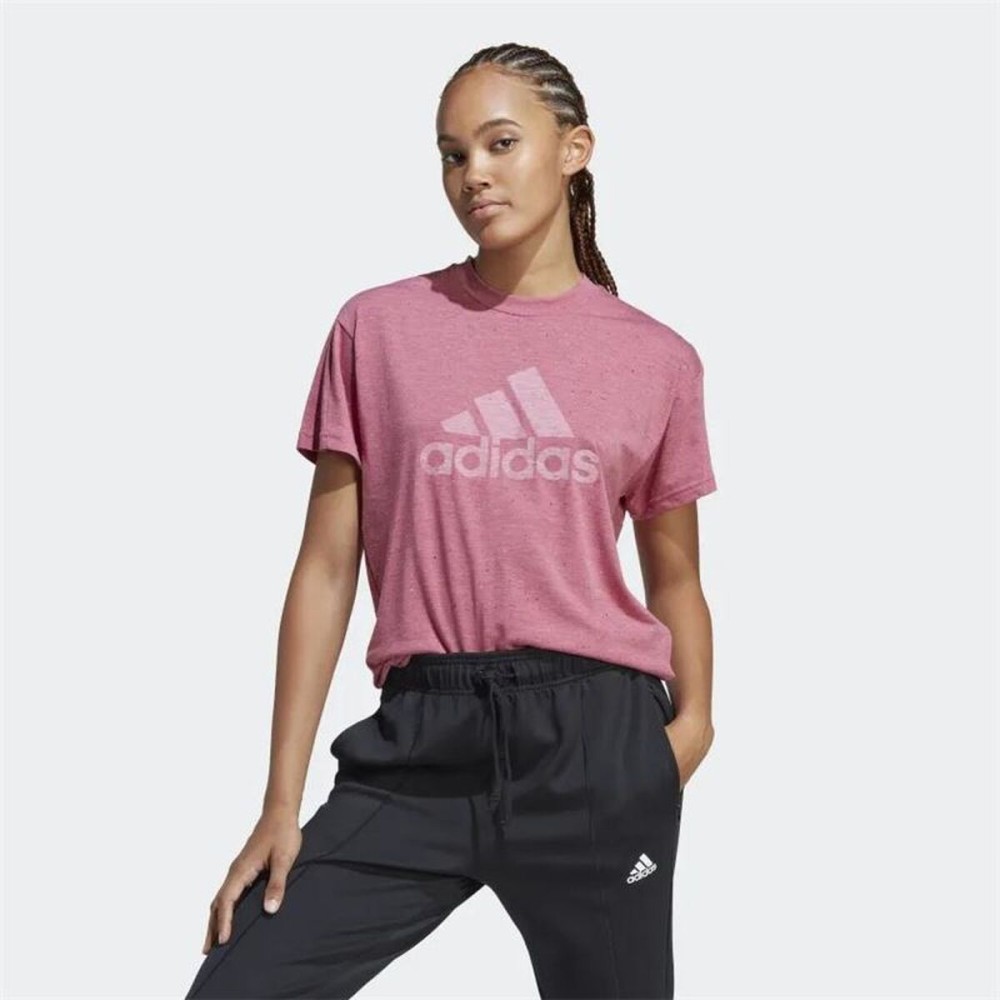 Tricou cu Mânecă Scurtă Femei Adidas IC0503 Roz deschis (M)