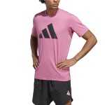 Tricou cu Mânecă Scurtă Bărbați Adidas IC1218 Prună (S)
