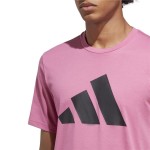 Tricou cu Mânecă Scurtă Bărbați Adidas IC1218 Prună (S)