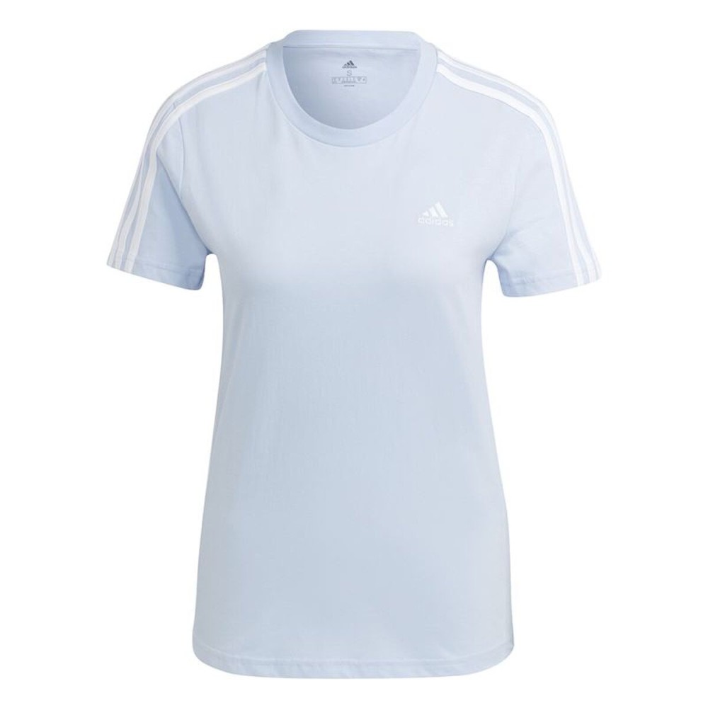 Tricou cu Mânecă Scurtă Femei Adidas ID0008 Albastru deschis (2XS)