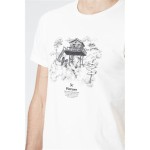 Tricou cu Mânecă Scurtă Bărbați Picture MTS1056.A Alb