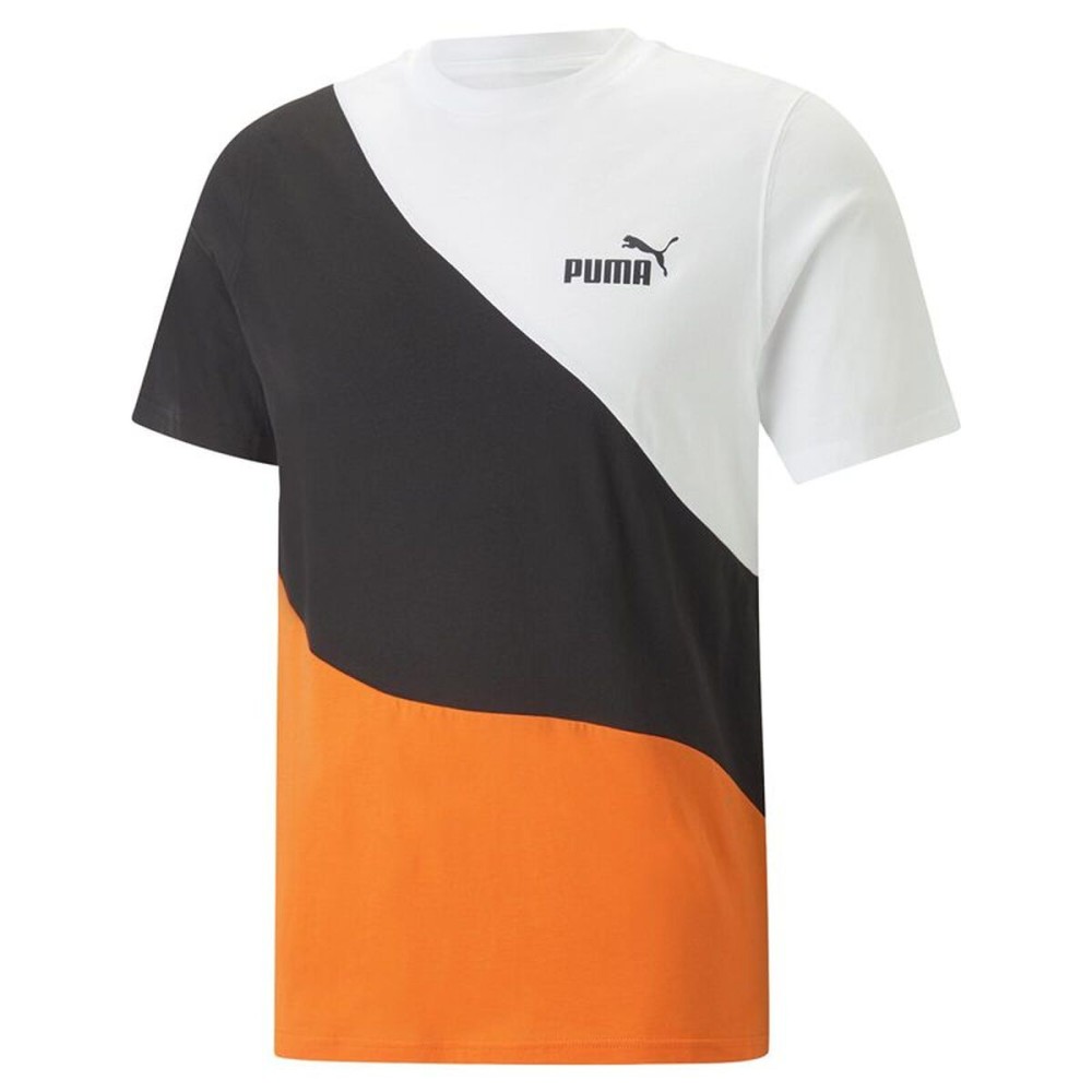 Tricou cu Mânecă Scurtă Bărbați Puma 673380 23 Portocaliu închis