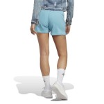 Pantaloni Scurți Sport pentru Damă Adidas Linear Cyan Deschis