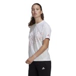 Tricou cu Mânecă Scurtă Bărbați Adidas Giant Logo Alb