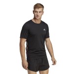 Tricou cu Mânecă Scurtă Bărbați Adidas Run Icons 3S Negru