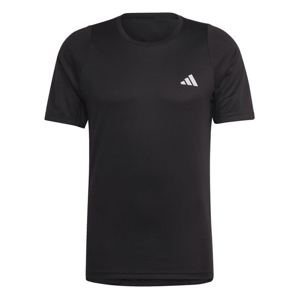 Tricou cu Mânecă Scurtă Bărbați Adidas Run Icons 3S Negru