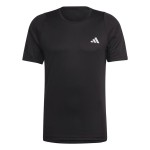 Tricou cu Mânecă Scurtă Bărbați Adidas Run Icons 3S Negru
