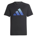 Tricou cu Mânecă Scurtă pentru Copii Adidas Icons Negru