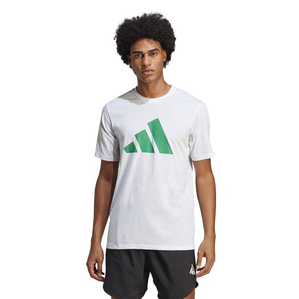 Tricou cu Mânecă Scurtă Bărbați Adidas Train Essentials Alb