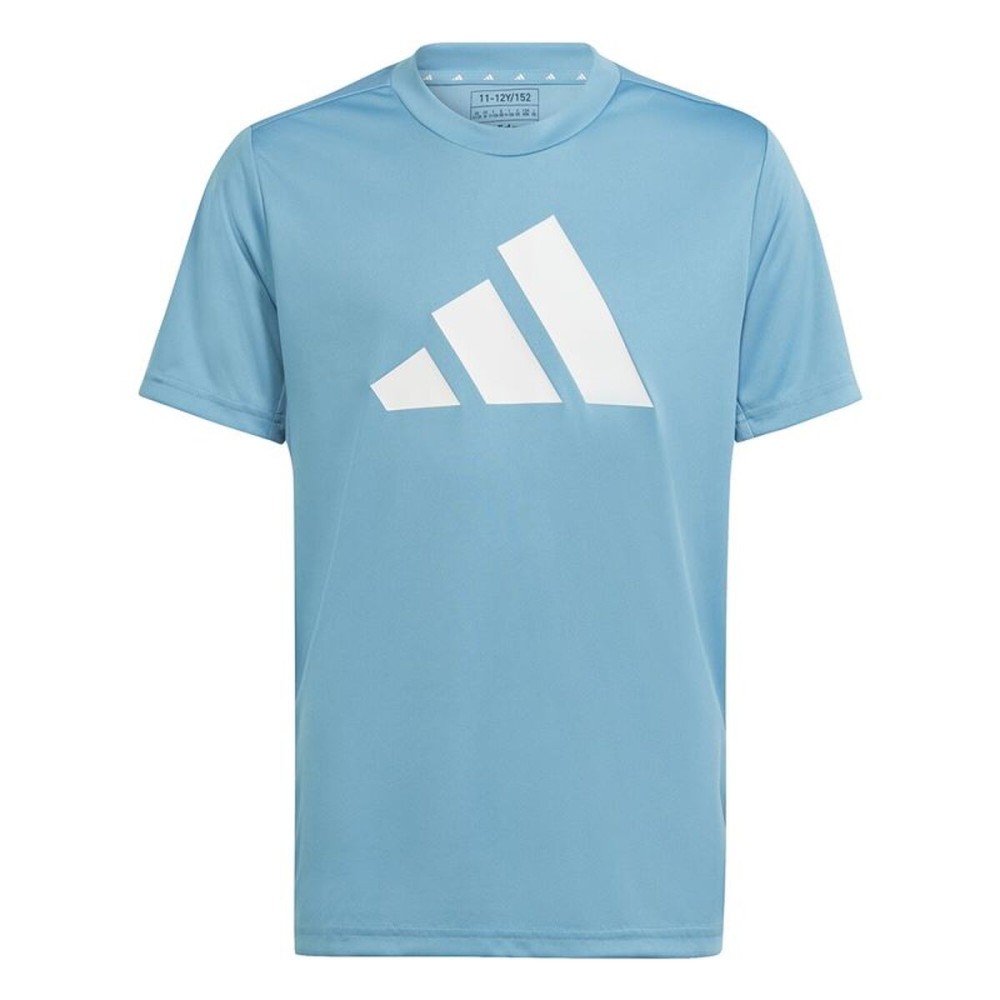 Tricou cu Mânecă Scurtă Copii Adidas Training Essentials Albastru deschis