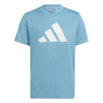 Tricou cu Mânecă Scurtă Copii Adidas Training Essentials Albastru deschis
