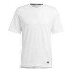 Tricou cu Mânecă Scurtă Bărbați Adidas Base Alb