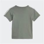 Set Sport pentru Bebeluși Adidas 3 Stripes Sport Albastru