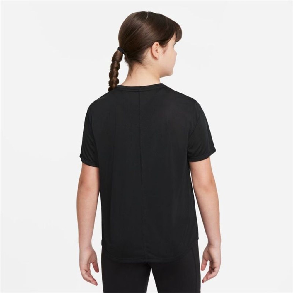 Tricou cu Mânecă Scurtă pentru Copii Nike DD7639-010 Negru