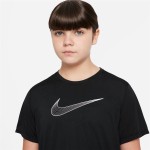 Tricou cu Mânecă Scurtă pentru Copii Nike DD7639-010 Negru