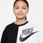 Hanorac fără glugă pentru fete Nike Sportswear  Negru