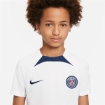 Tricou de Fotbal cu Mânecă Scurtă pentru Copii Nike París Saint-Germain Strike Alb