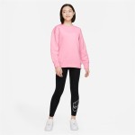 Hanorac fără glugă pentru fete Nike Sportswear Club Fleece Roz