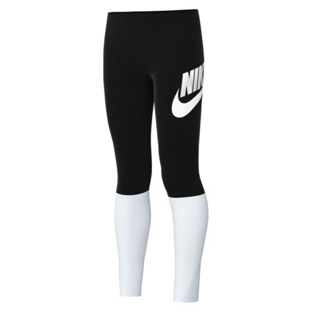 Colanți Sport pentru Copii Nike Sportswear Favorites Negru