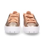 Pantofi sport pentru femei Puma Basket Platform Trace Luxe Maro