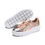 Pantofi sport pentru femei Puma Basket Platform Trace Luxe Maro