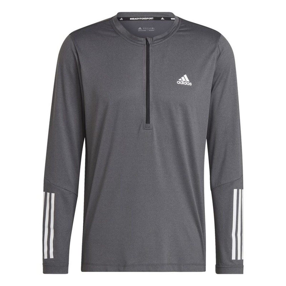 Tricou cu Mânecă Lungă Bărbați Adidas HD3538 Gri închis (XL)