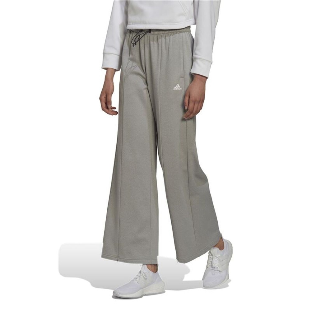 Pantaloni lungi de sport Adidas Aeroready Bej Femeie