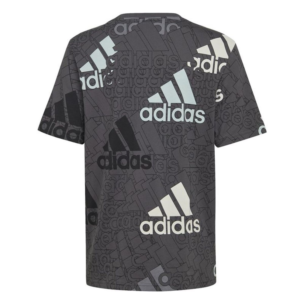 Tricou cu Mânecă Scurtă pentru Copii Adidas HP0819 Negru