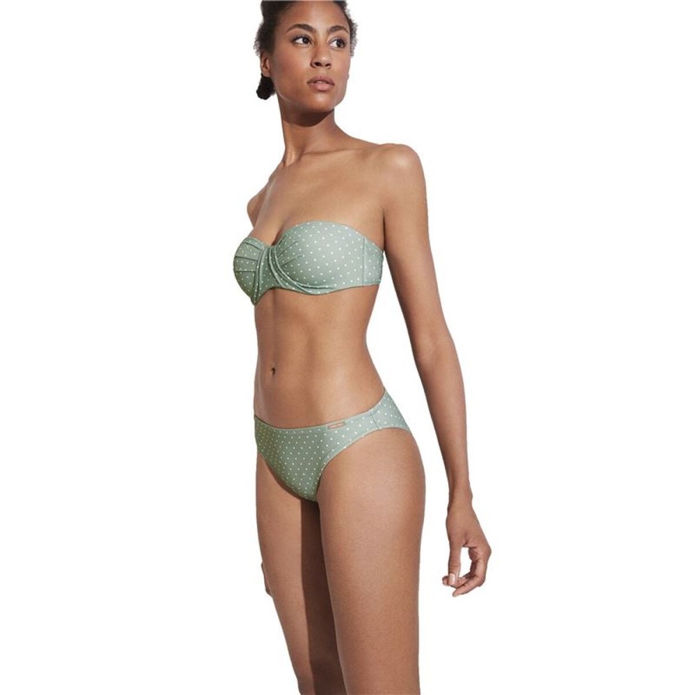Bikini Ysabel Mora Bandeau Copa C Green Verde inchis