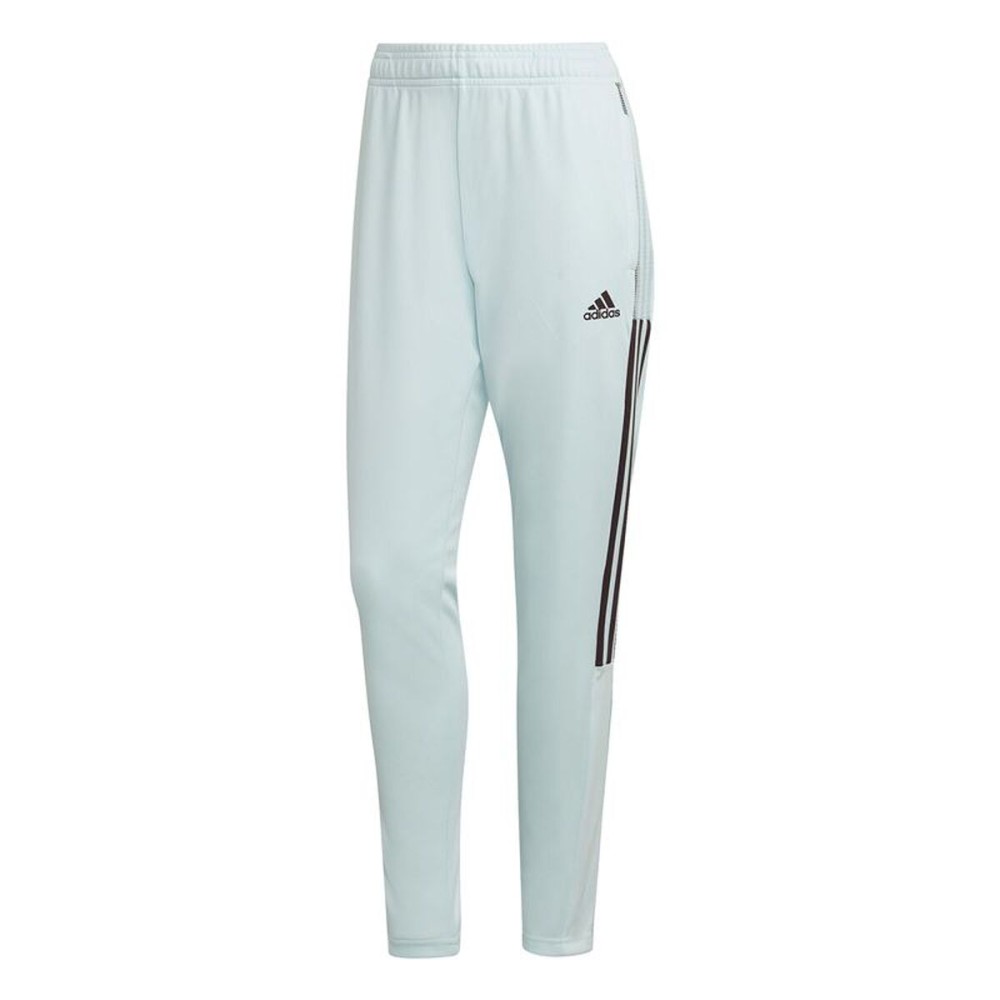 Pantaloni lungi de sport Adidas Cyan Deschis Femeie