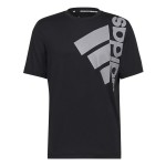 Tricou cu Mânecă Scurtă Bărbați Adidas Big Badge Negru