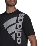 Tricou cu Mânecă Scurtă Bărbați Adidas Big Badge Negru