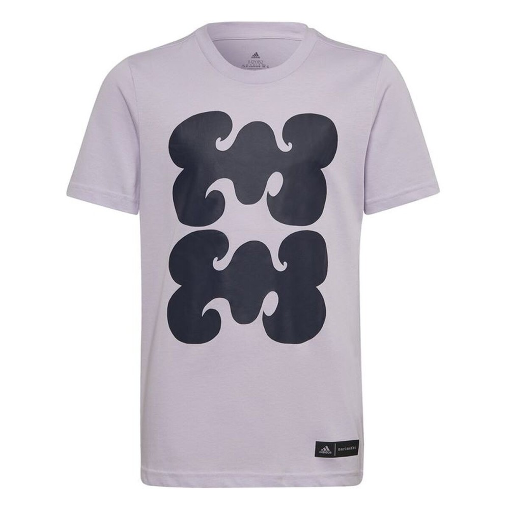 Tricou cu Mânecă Scurtă pentru Copii Adidas Marimekko  Prună
