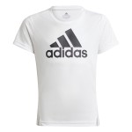 Tricou cu Mânecă Scurtă pentru Copii Adidas Alb