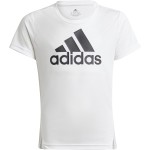 Tricou cu Mânecă Scurtă pentru Copii Adidas Alb