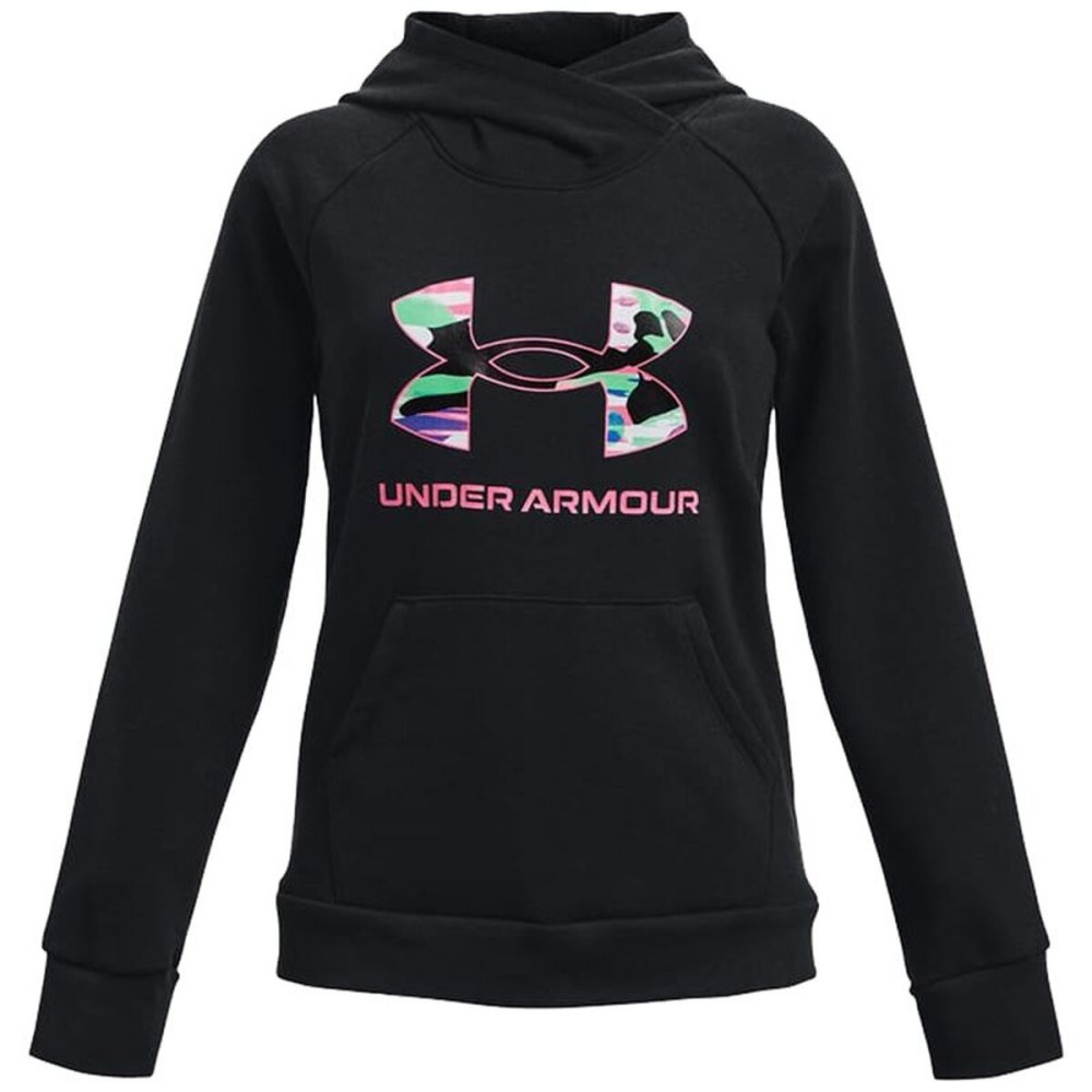 Hanorac cu glugă pentru fete Under Armour Negru