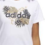 Tricou cu Mânecă Scurtă Femei Adidas H57399 Alb (XS)