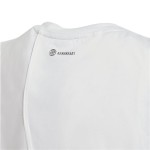 Tricou cu Mânecă Scurtă pentru Copii Adidas HA3895 Alb