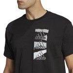 Tricou cu Mânecă Scurtă Unisex Adidas HE4314 Negru (S)