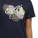 Tricou cu Mânecă Scurtă Femei Adidas HE4924 Albastru închis (S)