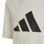 Tricou cu Mânecă Scurtă pentru Copii Adidas HG8857 Alb