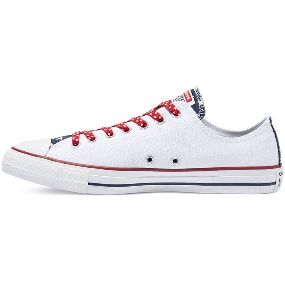 Adidași pentru Copii Converse Stars Stripes Chuck Taylor Alb
