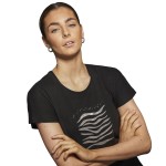 Tricou cu Mânecă Scurtă Femei Dare 2b DWT578-800 Negru (XS)